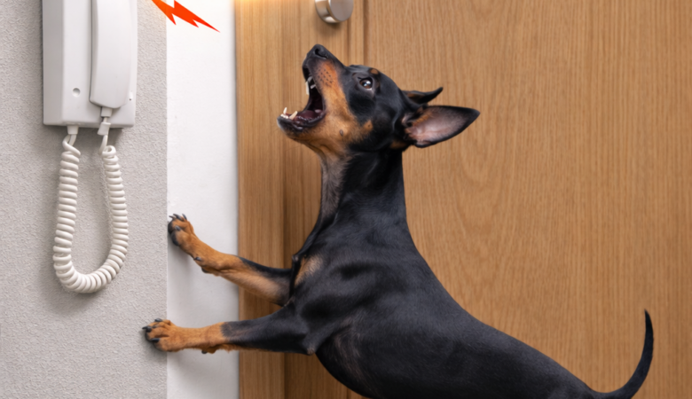 Dźwięk domofonu doprowadza psa do „szaleństwa”